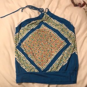Free People floral halter